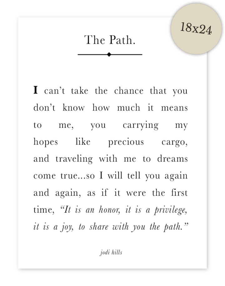 the path - printable