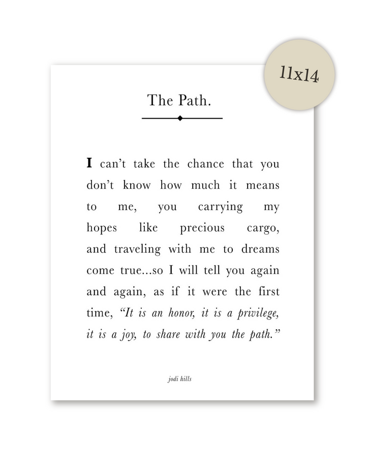the path - printable