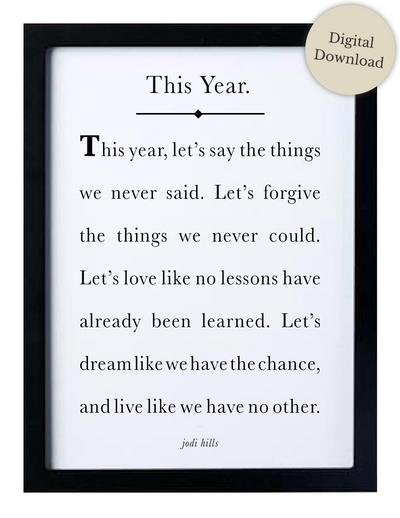 this year - printable