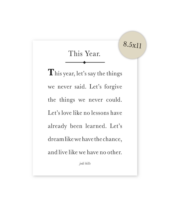 this year - printable