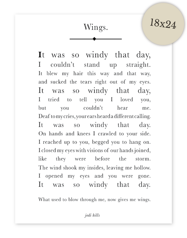 wings - printable